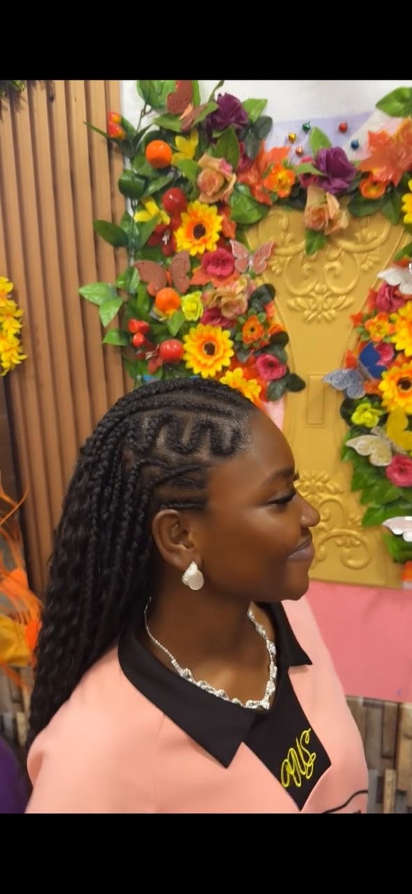 Cornrow style